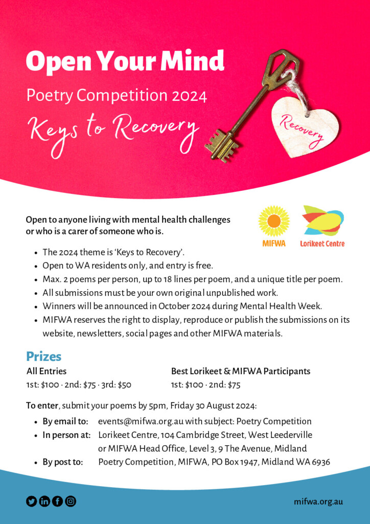 Open Your Mind Poetry Competition 2024 MIFWA