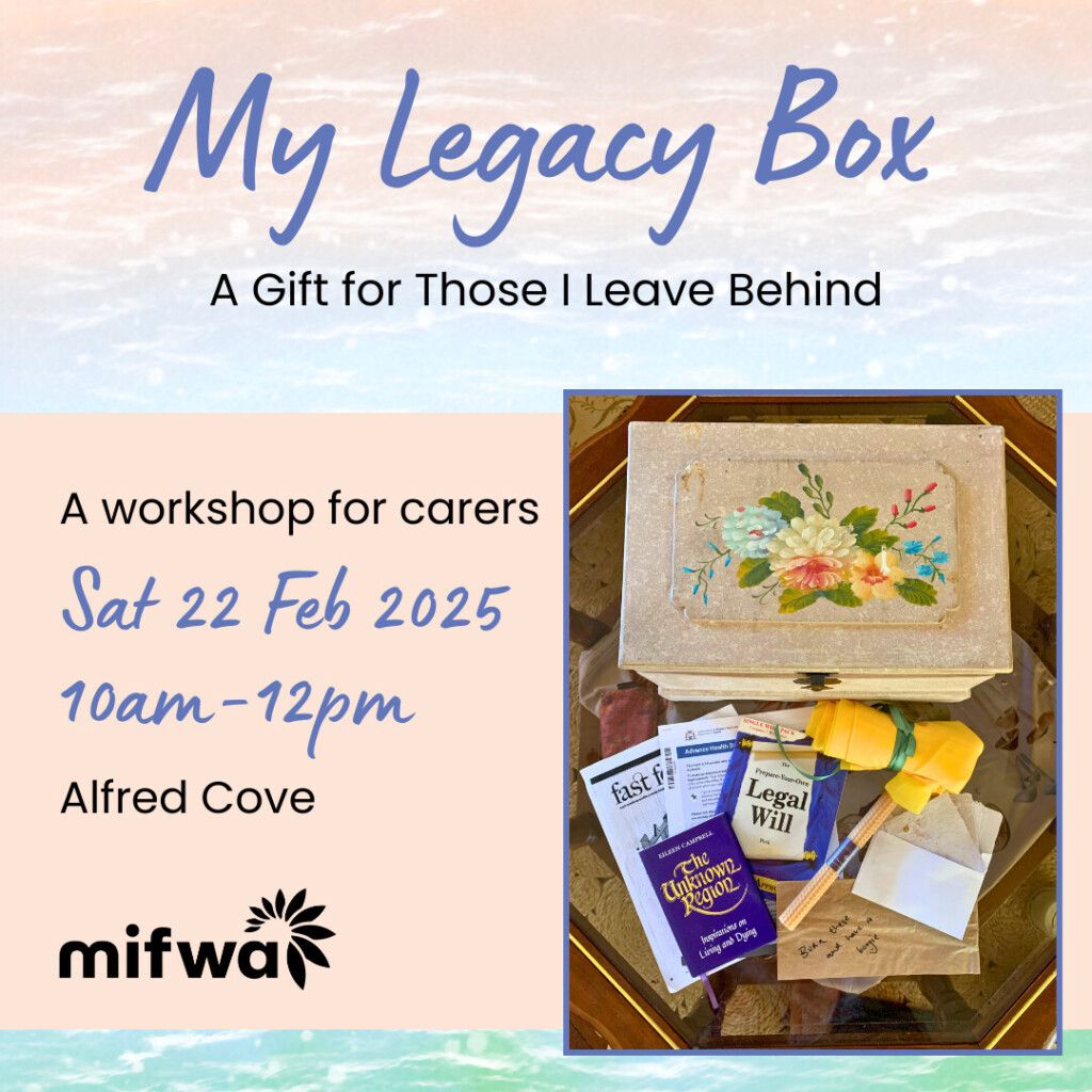 My Legacy Box Workshop for Carers